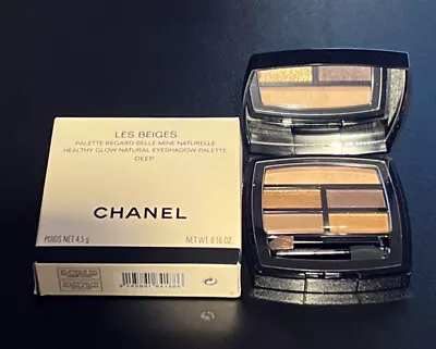 CHANEL LES BEIGES  Healthy Glow EYESHADOW PALETTE Deep 4.5g/.16oz • $53.54