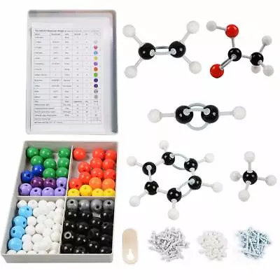 Organic Chemistry Colorful Model Kit (239 Pieces) Molecular Model Atoms Bonds • $25.99