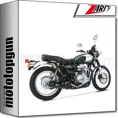 Zard Rc Full System Exhaust Conical Steel Black Kawasaki W800 2010 10 2011 11 • $2314