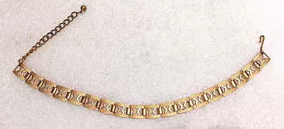 Goldtone Old Vintage Book Chain Link Necklace 15  • $29