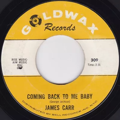 Soul / R&B--James Carr--Coming Back To Me Baby / Love Attack • £2.99