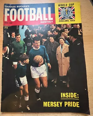 Charles Buchan's Football Monthly. World Cup/England July 1966 Everton Liverpool • £6.50