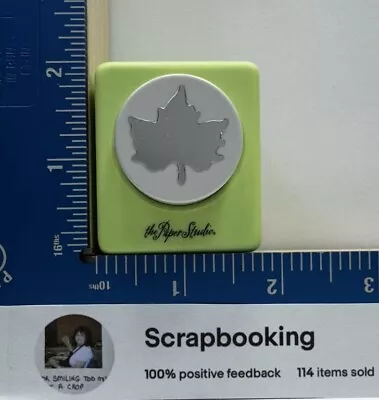 The Paper Studio Maple Leaf Paper Punch Scrapbook Crafts • $4.99