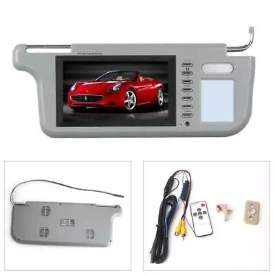 7  Car Sunvisor Rear View Mirror Screen Lcd Monitor DVD/VCD/GPS/TV Sun Visor Set • $85.86