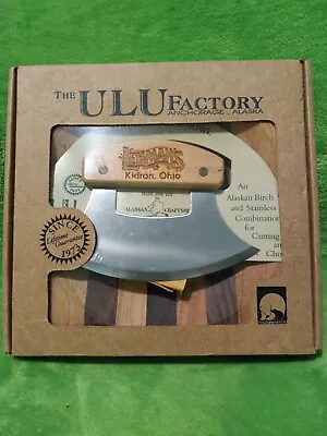 The ULU Factory Anchorage Alaska Cutlery Large Chopping Blade Block Bowl Lehmans • $30