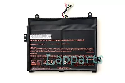 New Original P970BAT-4 62Wh Battery For CLEVO P960 Erazer X17801 NP8955 NP8967 • $76.88