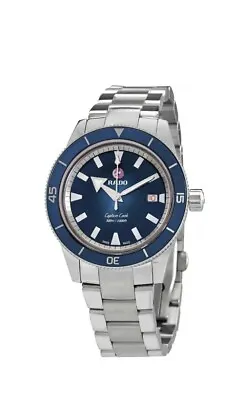 Rado Captain Cook Automatic Blue Dial Men's Watch R32105203 • £1100