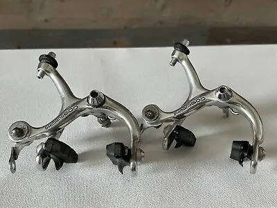 Vintage 1985 Shimano 600 EX BR-6207 Brake Calipers W/ Pads 57-47 Standard Nutted • $44.99