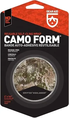 GEAR AID Camo Form Reusable Self-Cling Wrap 2  X 144  - Highlander • $14.55