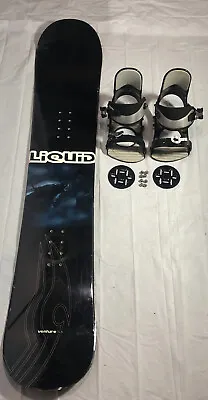 152cm Liquid Venture53 Winter Snow Board + Bindings • $225