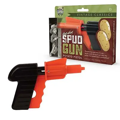 £6.65 • Buy Hot Shot Potato Spud Gun Plastic Safe Pistol Classic Kids Pretend Play Toy Gun