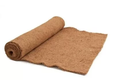 £15.99 • Buy COIR NATURAL COCO Hanging Basket Liner 2M X 1M Reptile Liner Background Terrariu