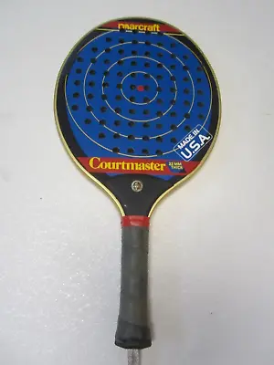 MARCRAFT COURTMASTER Pickleball Paddle 4  GRIP USED MADE IN USA 22mm Thick • $29.99