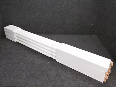 Lot Of (15) 42  WHITE COLONIAL STAIR BALUSTERS 1-1/4  X 1-1/4  WOOD BALUSTERS  • $64.99