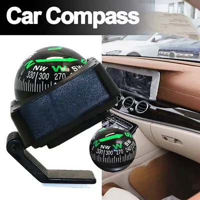 2PCS Adjustable Car Dashboard Navigation Compass Ball For Boat Marine Truck` • $12.99