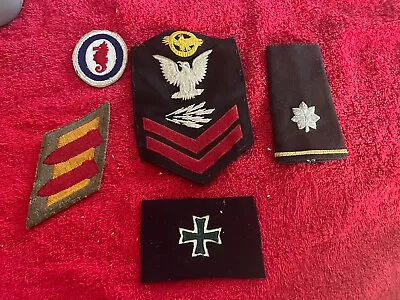 Vintage Lot Military Badges • $5.99