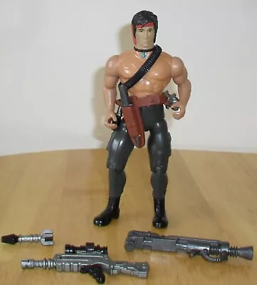 Vintage Rambo Action Figure With Weapons 1980s Coleco Lot 2 • £10.50