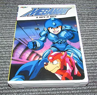 Megaman - Collection: Vol. 1 - A Hero Is Born (DVD 2003) Fast Shipping • $14.95