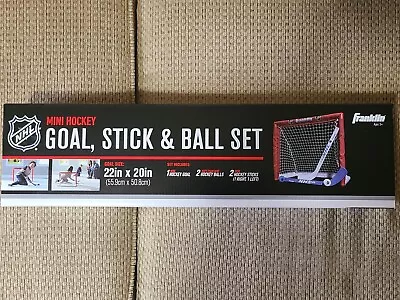 Franklin NHL Mini Hockey Goal Stick & Ball Set  NEW • $25