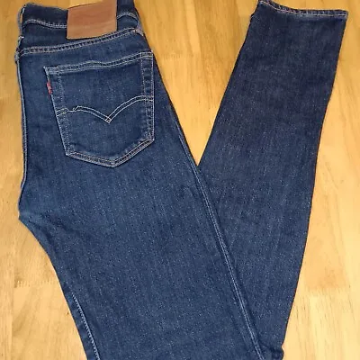 Mens Levis 519 Jeans Waist 31 Length 34 Blue Stretch Quality Straight Comfort • £24.95