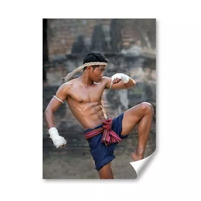 A3 - Muay Thai Boxing Fighter Poster 29.7X42cm280gsm #21921 • £8.99