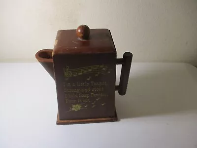 Vintage Wooden Teapot Soap Holder Nursery Rhyme Unique Farm House/ County Design • $23.99