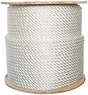 ATERET 1/4  Nylon Rope - 3-Strand Twisted Nylon & Polyester Blended Synthetic • $79.90