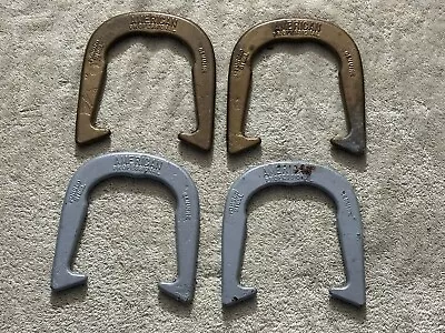 Vintage American Professional Horse Shoes Pitching Set St. Pierre USA Made • $48.55