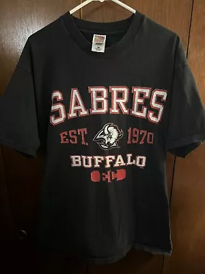 Buffalo Sabres Vintage Black Shirt - XL • $35