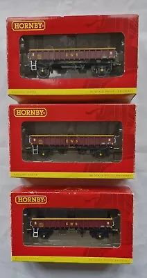 3 X Hornby OO Gauge R6216B 2 Axle Box Open Wagon Coalfish (MHA) '394228) - Boxed • £21