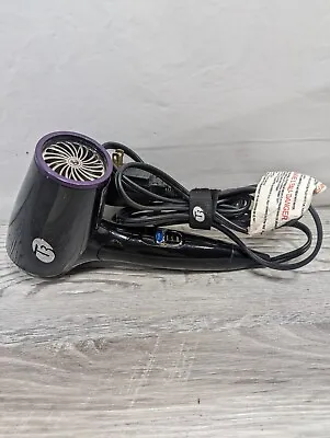 T3 Featherweight Compact Travel Hair Dryer Model 76850 Folding Black Tested Rare • $50.39