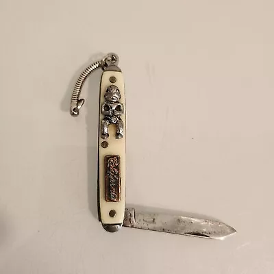 Vintage California Tourist Pocket Knife Mayan Figure USED • $21.24