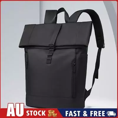 Men Backpack Breathable Waterproof Business Bag For Office Travel (Black) AU • $20.99