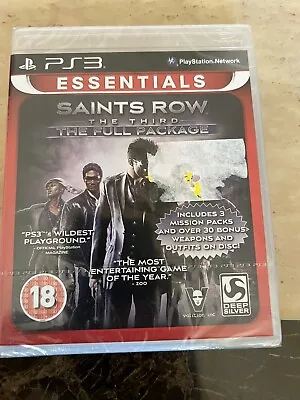 Saints Row The Third PS3 Game The Full Package Sony Playstation 3 New & Sealed • £12