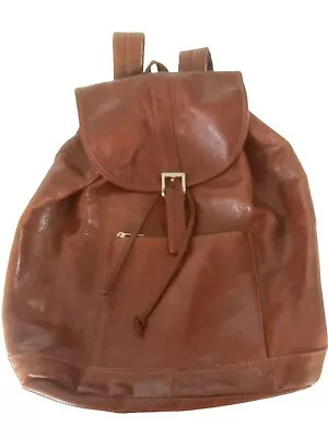 Very Nice Vintage Wilson Leather Brown Backpack • $99