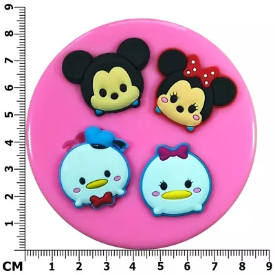 Tsum Tsum Mickey Minnie Mouse Donald Daisy Silicone Mould By Fairie Blessings • £8