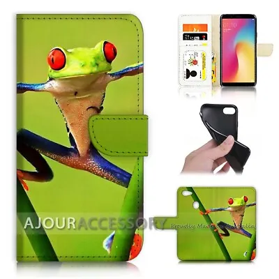 $12.99 • Buy ( For Oppo A73 ) Flip Wallet Case Cover AJ40383 Frog