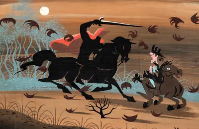 Mary Blair Sleepy Hollow Ichabod Headless Horseman Concept Art Poster Print • $29.99