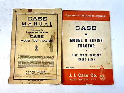 Vintage J. I. Case Model  D  &  DC  Series Tractor Operator's Manuals • $23.99