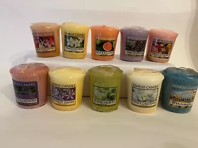 Ten Yankee Candle (old Logo) Samplers/Votives (S75) • £2.20