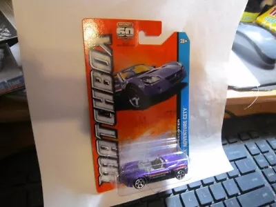 2013 Matchbox MBX ADVENTURE CITY #104 OPEL SPEEDSTER PURPLE • $1.99