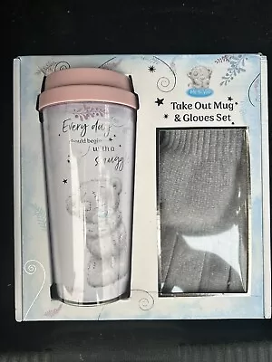 Me To You Bear Take Out Mug & Glove Set New Free Post Ideal Present Gift • £9.97