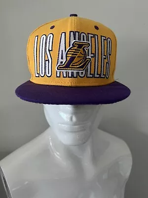 Adidas Hardwood Classics LA Lakers Snapback Baseball Cap • £21.66