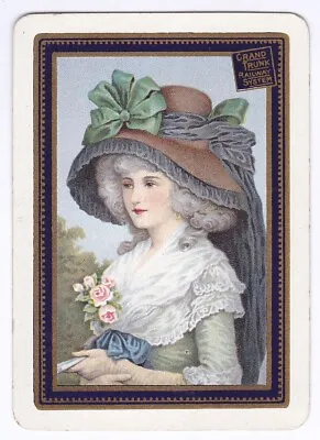 1905 Girl.Grand Trunk Railway Canadian.Single Playing Card • £1.60