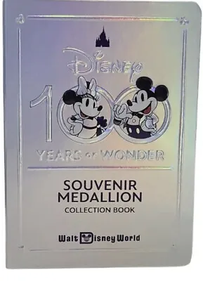 Disney Parks 100th Anniversary Souvenir Medallion Collector Book WDW Walt Disney • $38.80