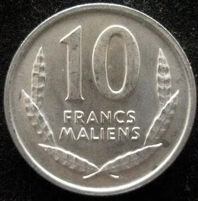 Mali 10  Francs  1961 BU   Horse Head • $5.95