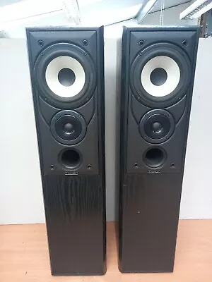 Mission Floor Standing Speakers Pair - Black -Unit Only *See Description* (702e) • £119.99