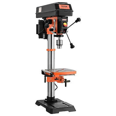 $254.98 • Buy VEVOR 12-Inch Benchtop Drill Press Cast Iron Drill Press 5 Amp Variable Speed