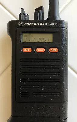 $129.95 • Buy Motorola Saber Model II VHF 148-174 MHz DVP Encrypted H43QXJ7139CN