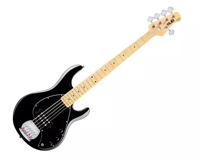 Sterling By Music Man StingRay5 5-String Bass Guitar - Black - B-Stock • $339.99